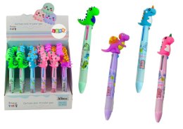 Długopis 3 kolkory, dinozaur wkład mix Lean (19659)