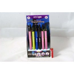 Długopis żelowy MODERN automatyczny wkład niebieski 0,7mm Strigo (SSC463)