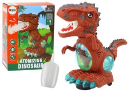 Figurka Dinozaur Tańczący Czujnik Przeszkód Światła Dźwięki Brązowy Lean (19738)