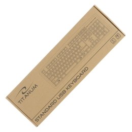 Klawiatura USB czarny Titanum (TK101)