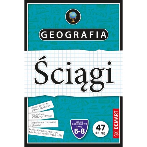 Książeczka edukacyjna ściąga geografia Demart Książeczka edukacyjna ściąga geografia Demart