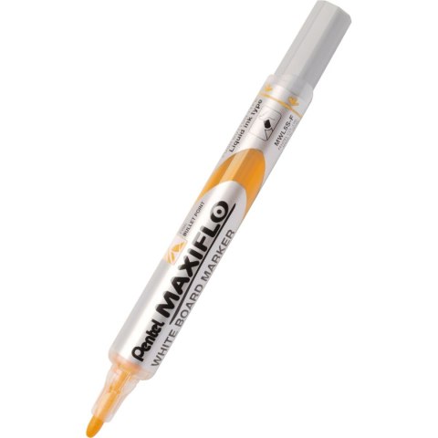 Marker suchościeralny wkład pomarańczowy okrągła końcówka Pentel