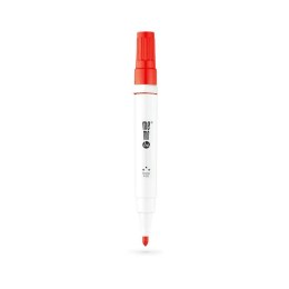 Marker suchościeralny z gąbką czerwony czerwony 1-3mm okrągła końcówka Memobe (MM351-05)