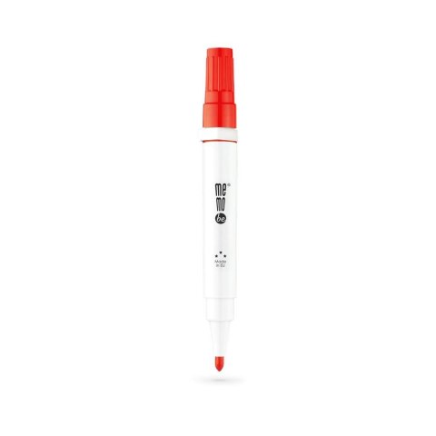 Marker suchościeralny z gąbką czerwony czerwony 1-3mm okrągła końcówka Memobe (MM351-05) Marker suchościeralny z gąbką czerwony czerwony 1-3mm okrągła końcówka Memobe (MM351-05)