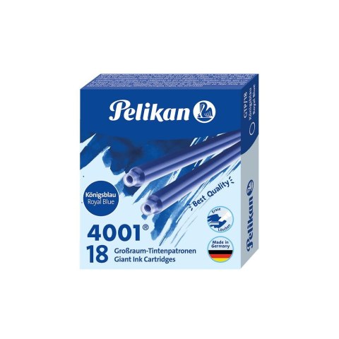 Naboje długie 18 sztuk niebieski Pelikan (300004064) Naboje długie 18 sztuk niebieski Pelikan (300004064)