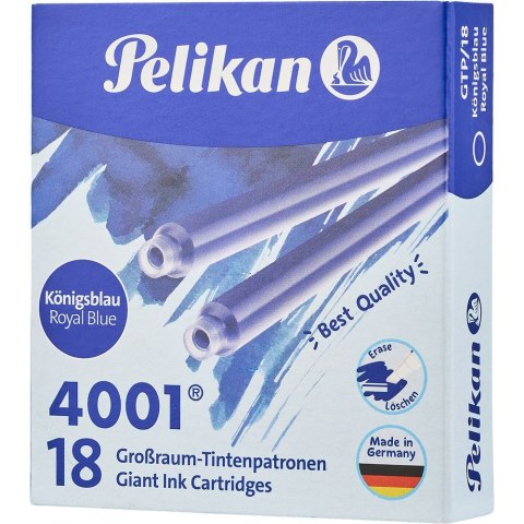 Naboje długie 18 sztuk niebieski Pelikan (300004064) Naboje długie 18 sztuk niebieski Pelikan (300004064)