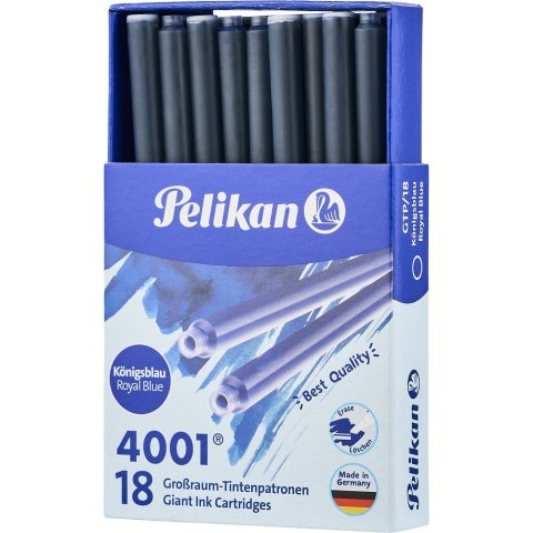 Naboje długie 18 sztuk niebieski Pelikan (300004064) Naboje długie 18 sztuk niebieski Pelikan (300004064)