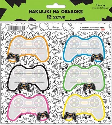 Naklejka na zeszyt 2 Pad Henry (5905701487745) Naklejka na zeszyt 2 Pad Henry (5905701487745)