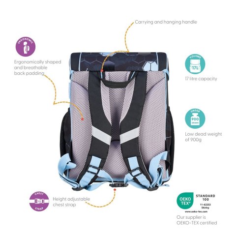 Plecak Loop+ Cyber Soccer Herlitz (400196501)