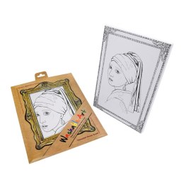 Podkład na biurko FUNNY MAT white J.Vermeer Dziewczyna z perł a sfu0005 biały polipropylen PP [mm:] 250x350 Strigo (868137930002