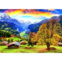 Puzzle Malownicza alpejska wioska 1000 el. Trefl (10775)