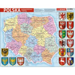 Puzzle Polska administracyjna Demart