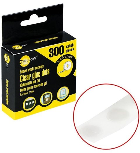 Żelowe kropki mocujące w rolce Yellow One YL-10300 Żelowe kropki mocujące w rolce Yellow One YL-10300