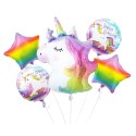 Balon foliowy zestaw 5 szt. Jednorożec Godan (BZ-HJED)