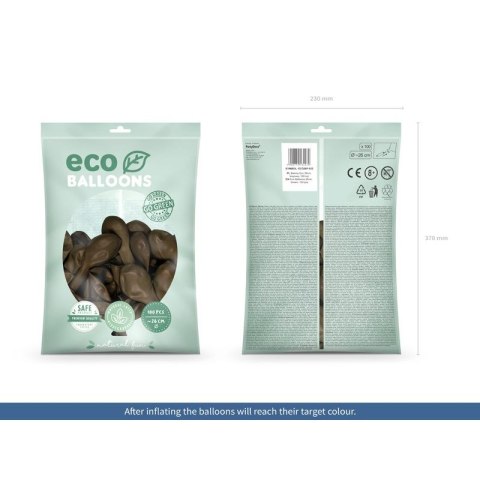 Balon gumowy Pastel Eco Balloons brązowy 260mm Partydeco (ECO26P-032) Balon gumowy Pastel Eco Balloons brązowy 260mm Partydeco (ECO26P-032)
