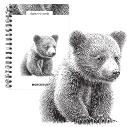 Blok artystyczny szkicownik niedziedź B5 120g 60k Narcissus