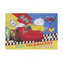Blok techniczny Cars A4 biały 170g 20k [mm:] 295x210 Beniamin