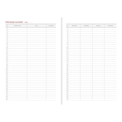 Kalendarz nauczyciela książkowy (terminarz) PCV ROWER bezbarwny A5 Wydawnictwo Wokół Nas (A5TN078B)