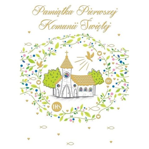 Kartka składana KARNET B6 KOMUNIA ZK KOSCIÓŁ B6 Henry (5907465661362) Kartka składana KARNET B6 KOMUNIA ZK KOSCIÓŁ B6 Henry (5907465661362)