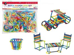 Klocki pozostałe Mali geniusze patyki - 436 elementów Askato (123363)