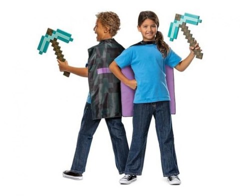 Kostium Minecraft (licencja), (kilof, peleryna), rozm. uniw. Godan (156249-15L)