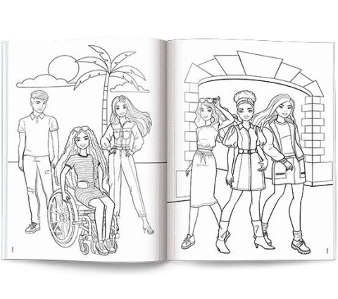 Książka dla dzieci Barbie™. Megakolorowanka. Brokatowe naklejki Ameet (KOLB 1101) Książka dla dzieci Barbie™. Megakolorowanka. Brokatowe naklejki Ameet (KOLB 1101)