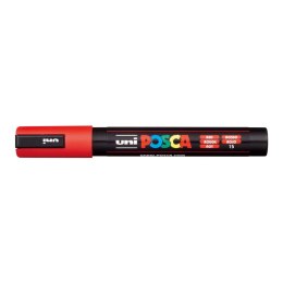 Marker specjalistyczny Posca wkład czerwony 1,8-2,5mm okrągła końcówka Uni (PC-5M)