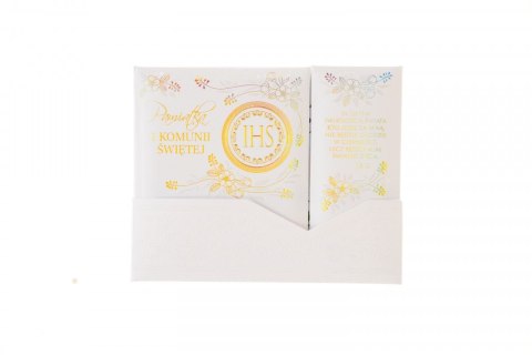 Pamiątka z komunii świętej Komunia Mała sładana- hologram Merigraf (9788365430373)