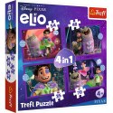 Puzzle Pozaziemskie życie Elio 4w1 el. Trefl (34665)