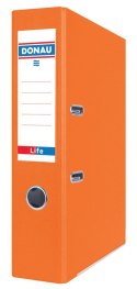 Segregator dźwigniowy Neon Life A4 75mm pomarańczowy Donau (3969001PL-12)