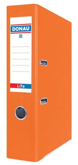 Segregator dźwigniowy Neon Life A4 75mm pomarańczowy Donau (3969001PL-12)