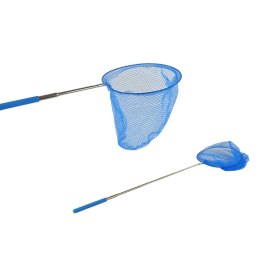 Siatka na motyle Owady Składana Teleskopowa 85 cm Pomarańczowa Lean (15093)