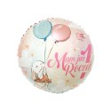 Balon foliowy kolekcja mam już roczek - króliczek 18cal Godan (FG-O1KR)