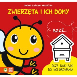 Książeczka edukacyjna Nowe zabawy malucha Zwierzęta i ich domy Zielona Sowa
