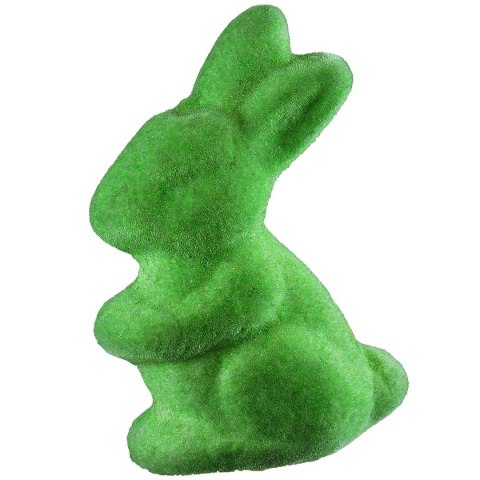 Ozdoba wielkanocna Zajączek flokowany zielony 9CM Arpex (WN3513) Ozdoba wielkanocna Zajączek flokowany zielony 9CM Arpex (WN3513)