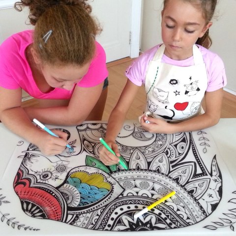 Podkład na biurko FUNNY MAT TRANSPARENT SŁOŃ sfu1002 polipropylen PP [mm:] 680x480 Strigo (8681379310024)