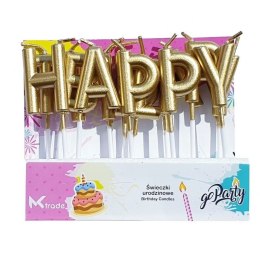 Świeczka urodzinowa Happy Birthday Go Party (SF-891)