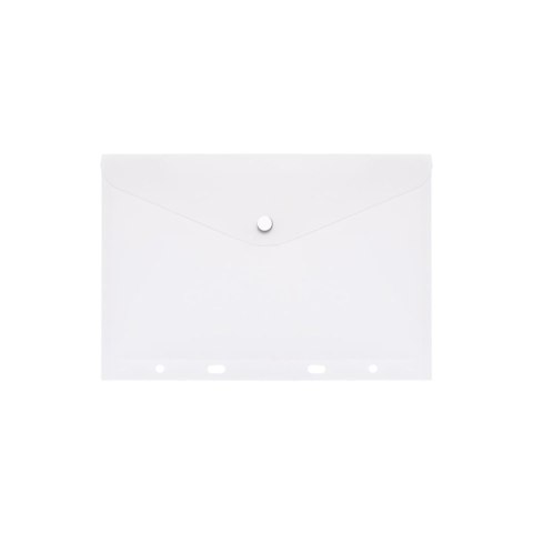 Teczka plastikowa na zatrzask A5 biały Biurfol (TKZ-A5-10)