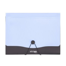 Teczka z przegródkami A4 kolor: błękitna 13 przegródek Strigo (SF049)