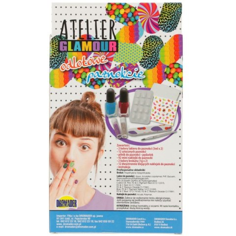 Zestaw piękności Atelier Glamour odlotowe paznokcie Dromader (00855) Zestaw piękności Atelier Glamour odlotowe paznokcie Dromader (00855)