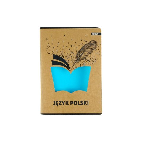 Zeszyt A5 Kraft Liner j.polski 5k. 70g linia [mm:] 147x209 Beniamin (7518)