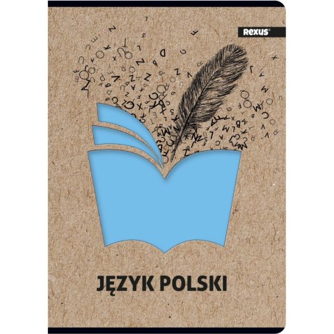 Zeszyt A5 Kraft Liner j.polski 5k. 70g linia [mm:] 147x209 Beniamin (7518)