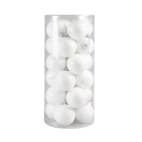 Bombki zestaw lśniących bombek plastik Arpex (BN0356)