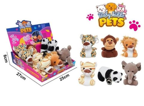Brelok pluszowe zwierzęta, mix Cabo Toys (K435) Brelok pluszowe zwierzęta, mix Cabo Toys (K435)
