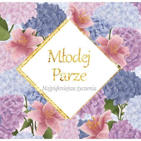 Kartka składana Karnet KW DUżY SLUB HS HORTENSJE kw Henry (5907465665223) Kartka składana Karnet KW DUżY SLUB HS HORTENSJE kw Henry (5907465665223)