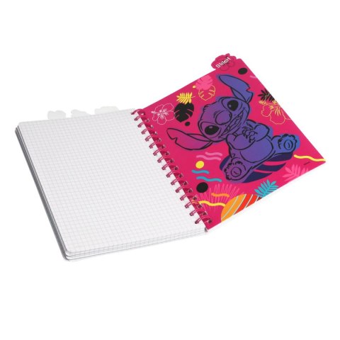 Kołobrulion Stitch z głowkami A5 100k. krata Patio (91736PTR)