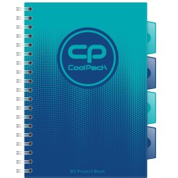 Kołozeszyt (kołonotatnik) CoolPack OCEAN B5 200k. krata Patio (04781CP)