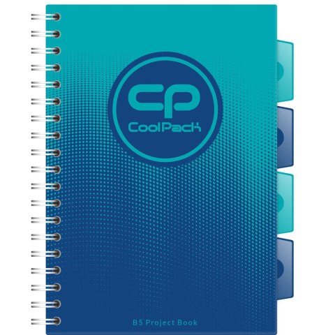 Kołozeszyt (kołonotatnik) CoolPack OCEAN B5 200k. krata Patio (04781CP)