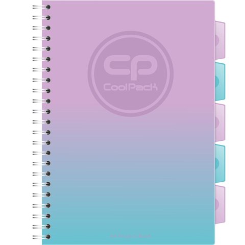 Kołozeszyt (kołonotatnik) CoolPack gradient A4 200k. krata Patio (03036CP)