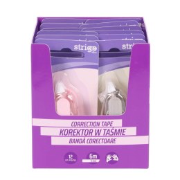 Korektor w taśmie (myszka) 5mmx6m Strigo (SSC454-457)